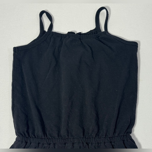 The Children’s Place Smocked Romper One Piece Shorts Black Ruffle Girls 4T - Picture 7 of 10